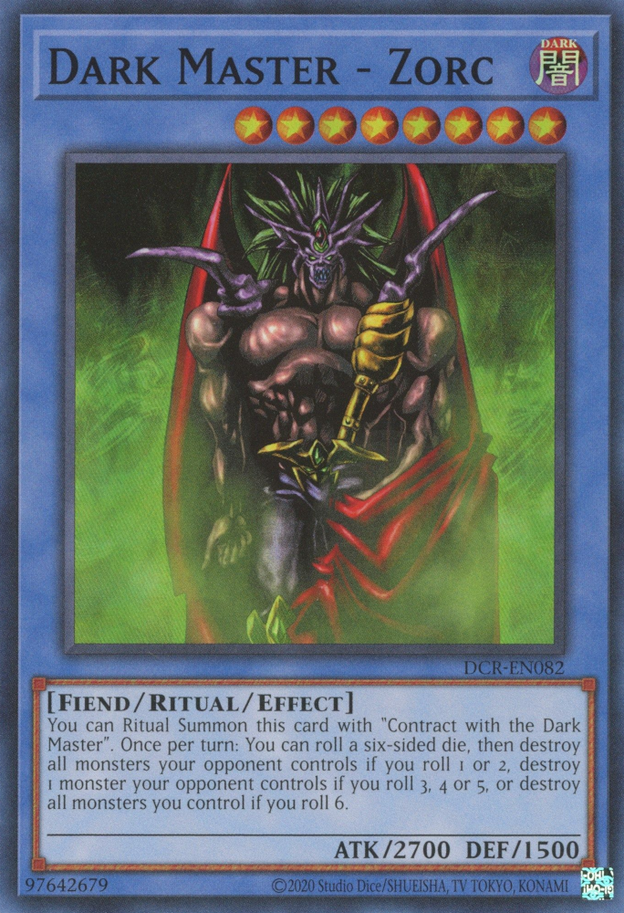 Dark Master - Zorc [DCR-EN082] Super Rare | Black Swamp Games