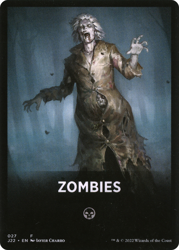 Zombies Theme Card [Jumpstart 2022 Front Cards] | Black Swamp Games