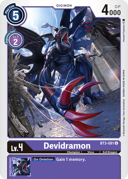 Devidramon [BT3-081] [Release Special Booster Ver.1.0] | Black Swamp Games