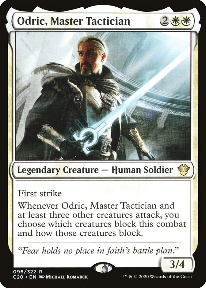 Odric, Master Tactician [Commander 2020] | Black Swamp Games