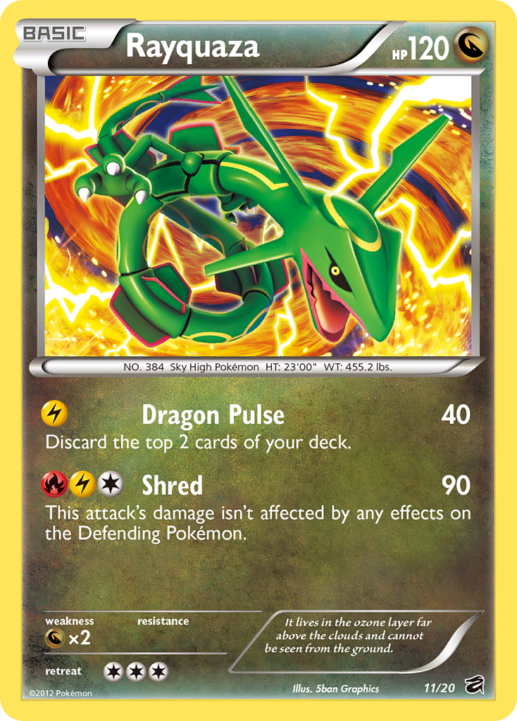 Rayquaza (11/20) [Black & White: Dragon Vault] | Black Swamp Games