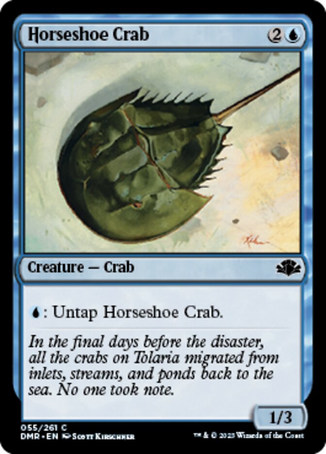 Horseshoe Crab [Dominaria Remastered] | Black Swamp Games