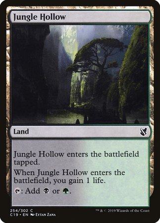 Jungle Hollow [Commander 2019] | Black Swamp Games