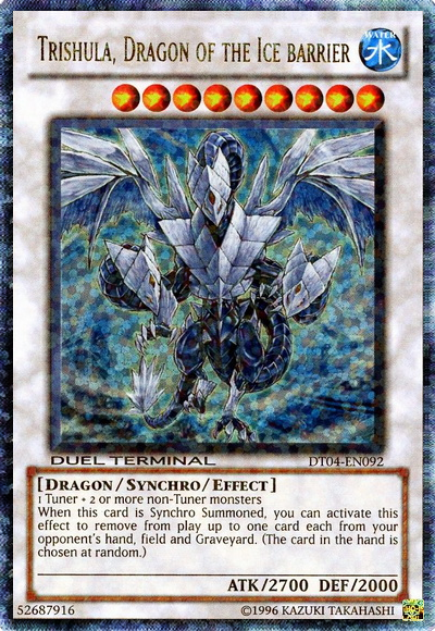 Trishula, Dragon of the Ice Barrier [DT04-EN092] Ultra Rare | Black Swamp Games