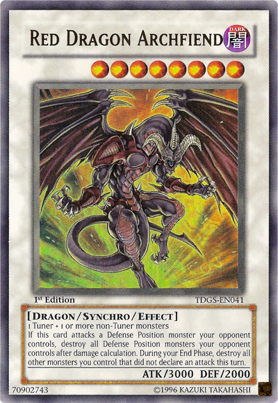 Red Dragon Archfiend [TDGS-EN041] Ultra Rare | Black Swamp Games