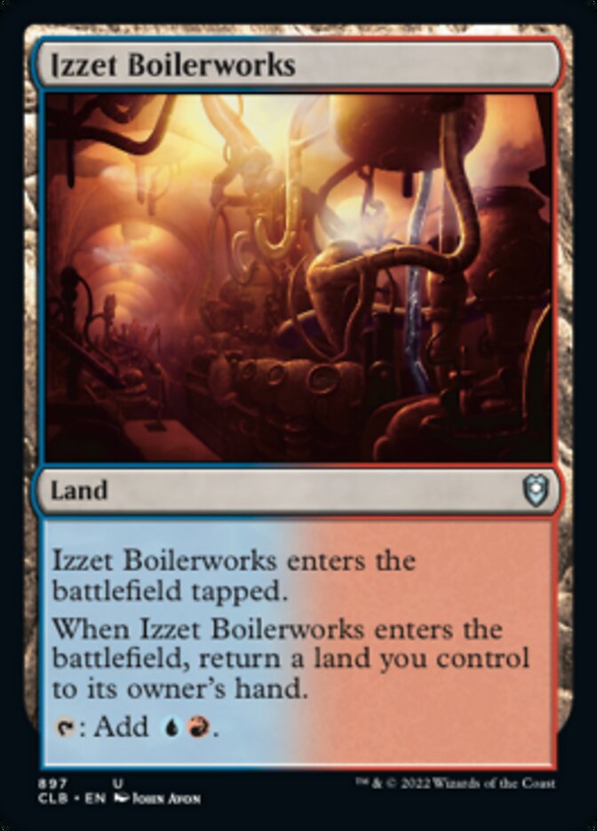 Izzet Boilerworks [Commander Legends: Battle for Baldur's Gate] | Black Swamp Games