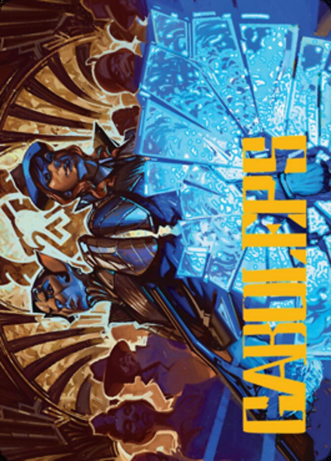 Contractual Safeguard Art Card (Gold-Stamped Signature) [Streets of New Capenna Art Series] | Black Swamp Games