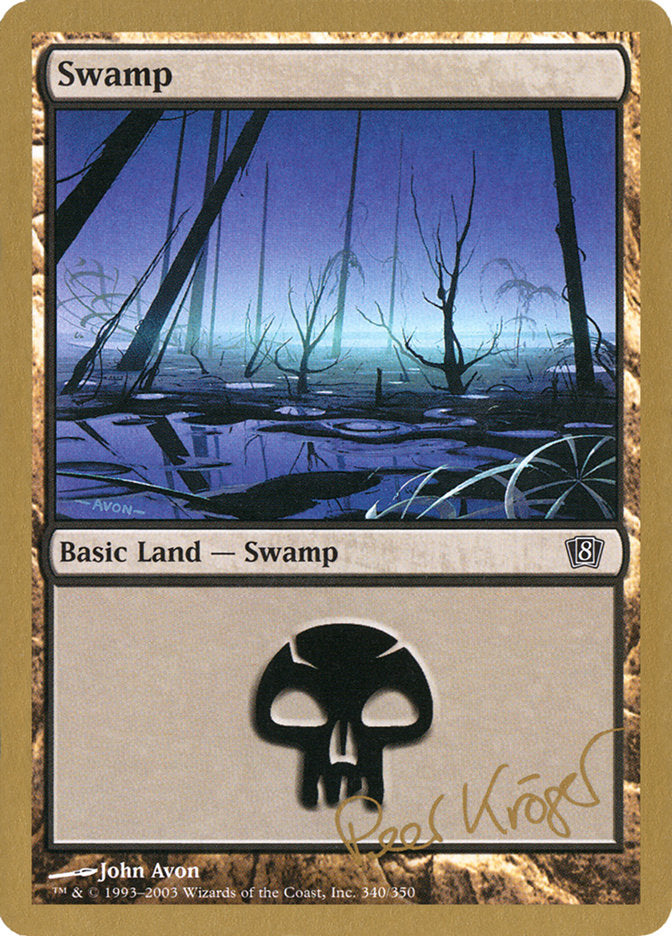 Swamp (pk340) (Peer Kroger) [World Championship Decks 2003] | Black Swamp Games