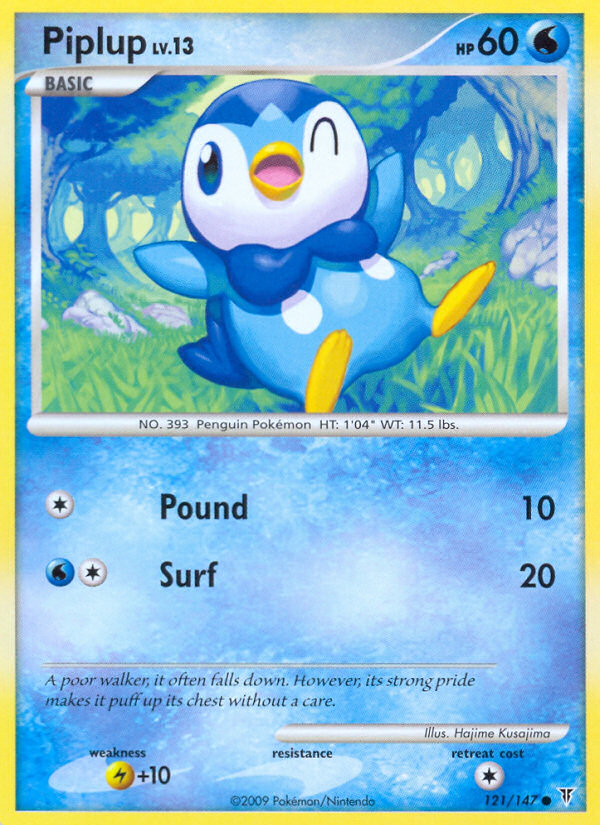 Piplup (121/147) [Platinum: Supreme Victors] | Black Swamp Games