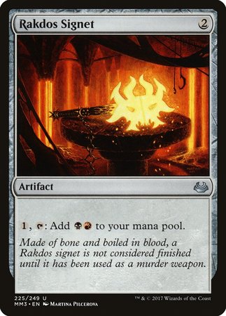 Rakdos Signet [Modern Masters 2017] | Black Swamp Games