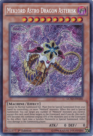 Meklord Astro Dragon Asterisk [LC5D-EN166] Secret Rare | Black Swamp Games