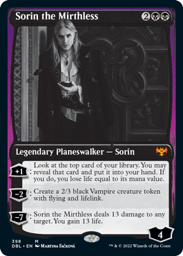 Sorin the Mirthless [Innistrad: Double Feature] | Black Swamp Games