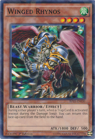 Winged Rhynos [BP03-EN030] Shatterfoil Rare | Black Swamp Games