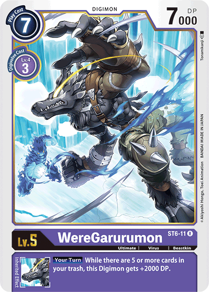 WereGarurumon [ST6-11] [Starter Deck: Venomous Violet] | Black Swamp Games