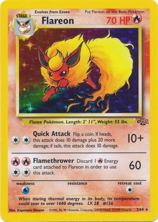 Flareon (3/64) [Jungle Unlimited] | Black Swamp Games