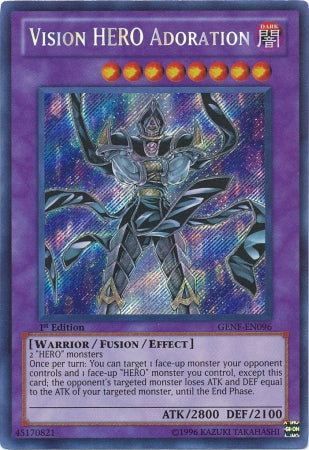 Vision Hero Adoration [GENF-EN096] Secret Rare | Black Swamp Games