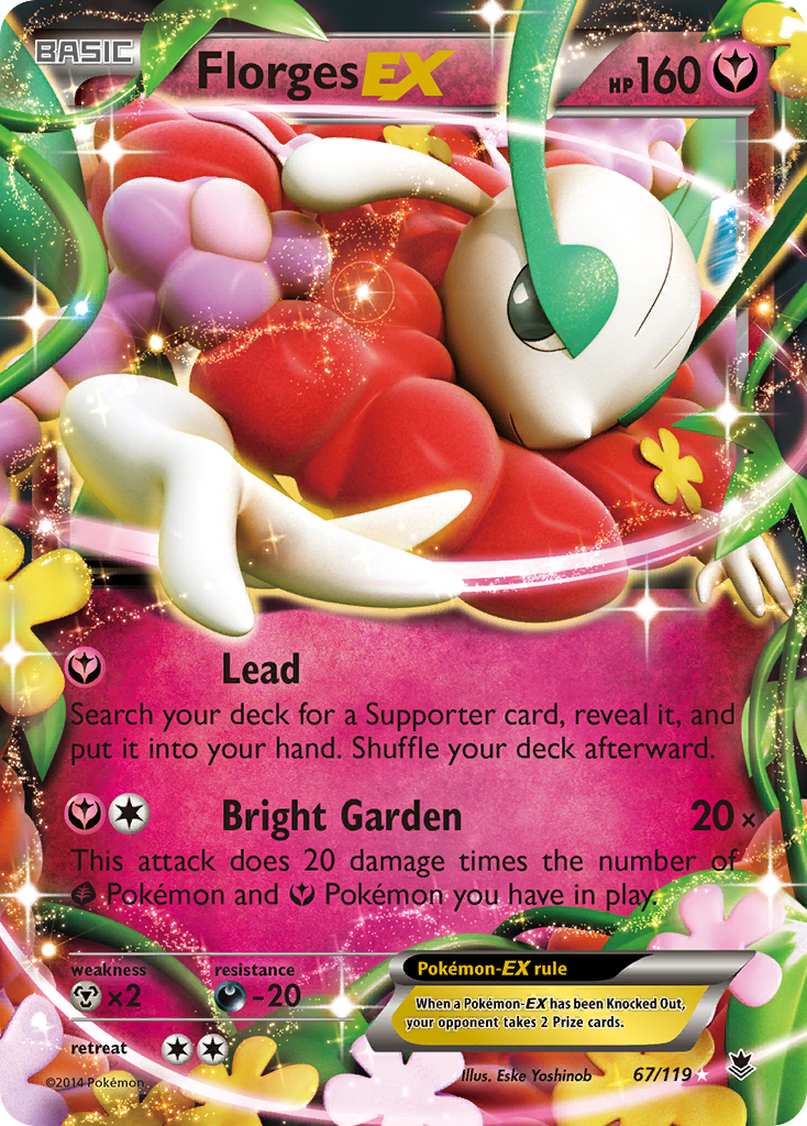 Florges EX (67/119) [XY: Phantom Forces] | Black Swamp Games