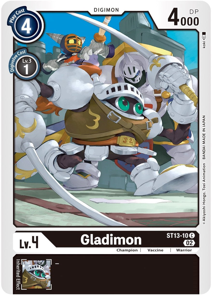 Gladimon [ST13-10] [Starter Deck: Ragnaloardmon] | Black Swamp Games