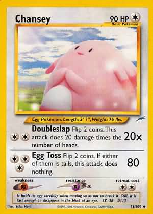 Chansey (31/105) [Neo Destiny Unlimited] | Black Swamp Games