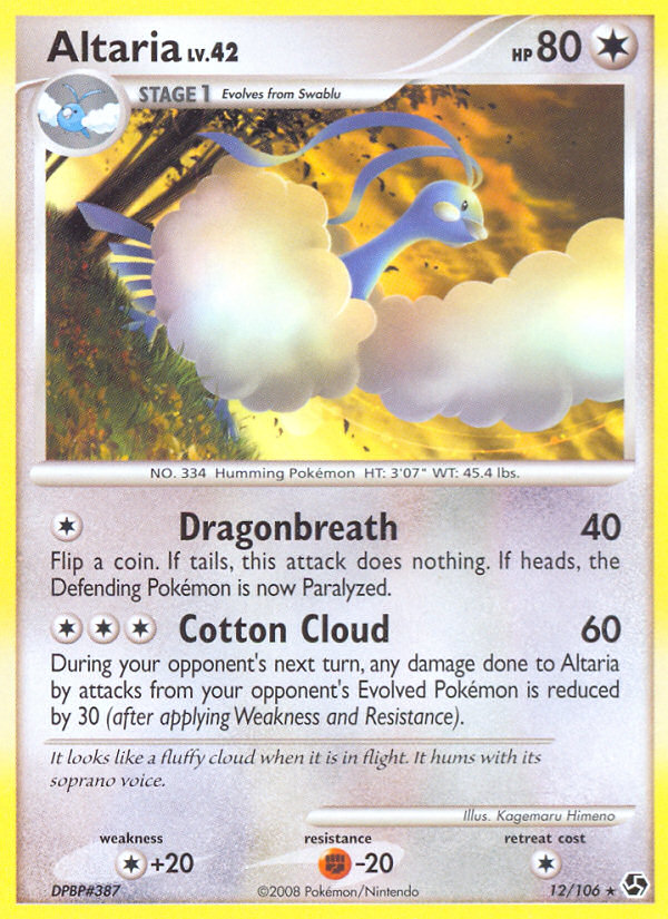 Altaria (12/106) [Diamond & Pearl: Great Encounters] | Black Swamp Games