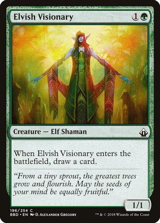 Elvish Visionary [Battlebond] | Black Swamp Games