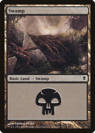 Swamp (241a) [Zendikar] | Black Swamp Games