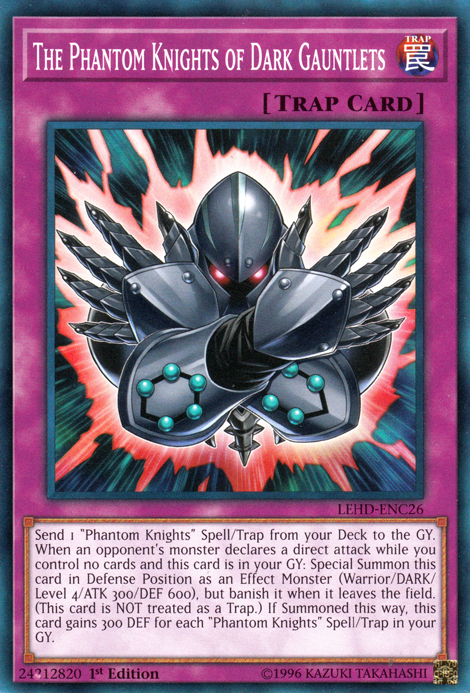 The Phantom Knights of Dark Gauntlets [LEHD-ENC26] Common | Black Swamp Games