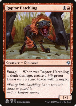Raptor Hatchling [Ixalan] | Black Swamp Games