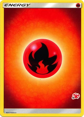 Fire Energy (Charizard Stamp #19) [Battle Academy 2020] | Black Swamp Games