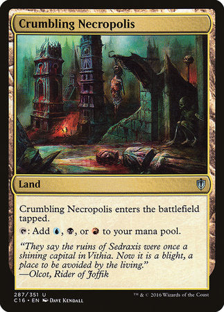 Crumbling Necropolis [Commander 2016] | Black Swamp Games