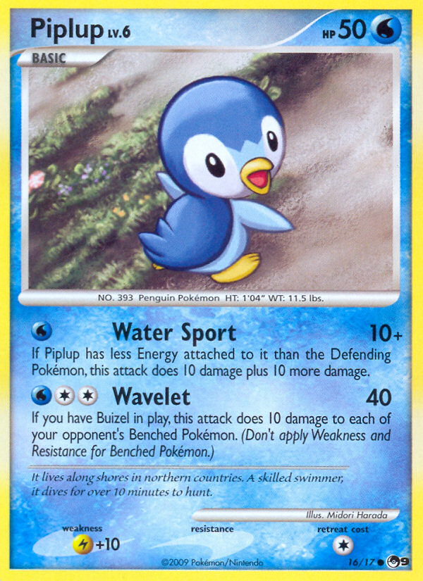 Piplup (16/17) [POP Series 9] | Black Swamp Games