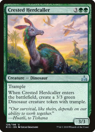 Crested Herdcaller [Rivals of Ixalan] | Black Swamp Games