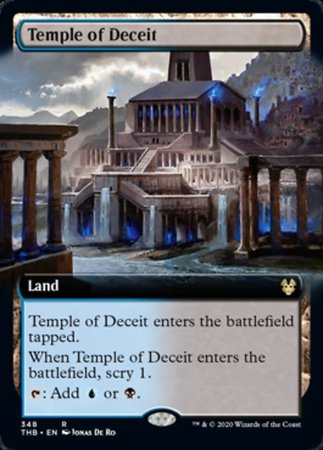 Temple of Deceit (Extended Art) [Theros Beyond Death] | Black Swamp Games