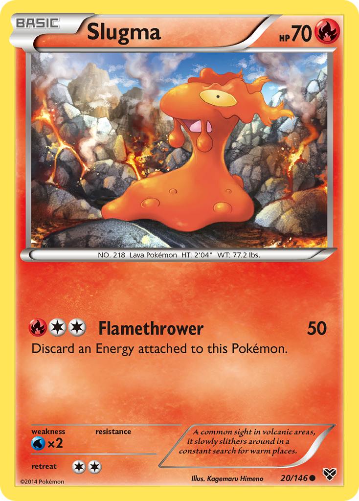 Slugma (20/146) [XY: Base Set] | Black Swamp Games