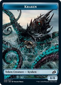 Kraken // Human Soldier (004) Double-sided Token [Ikoria: Lair of Behemoths Tokens] | Black Swamp Games