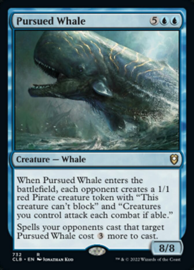 Pursued Whale [Commander Legends: Battle for Baldur's Gate] | Black Swamp Games
