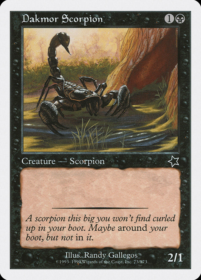 Dakmor Scorpion [Starter 1999] | Black Swamp Games