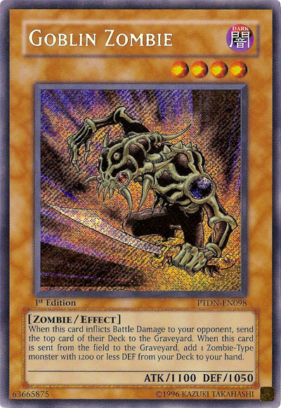 Goblin Zombie [PTDN-EN098] Secret Rare | Black Swamp Games