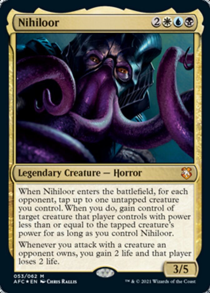 Nihiloor [Dungeons & Dragons: Adventures in the Forgotten Realms Commander] | Black Swamp Games