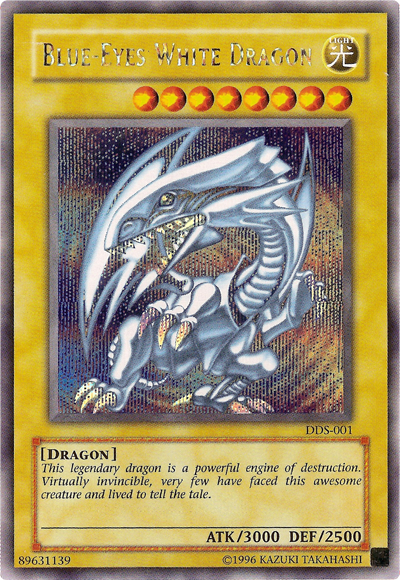 Blue-Eyes White Dragon (Dark Duel Stories) [DDS-001] Secret Rare | Black Swamp Games