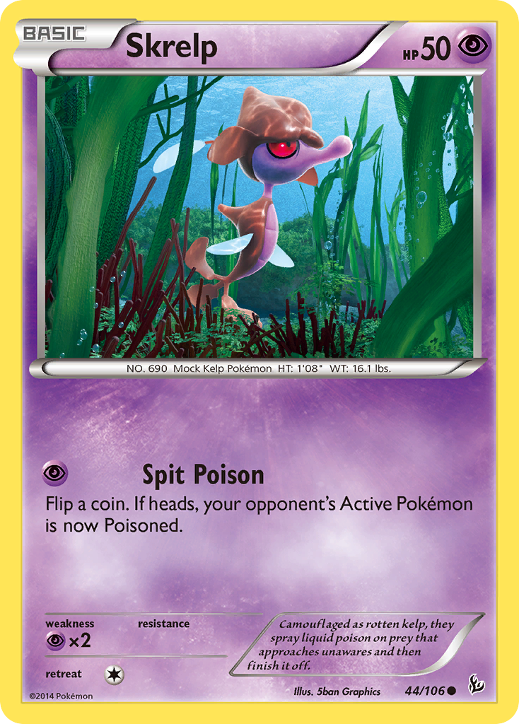 Skrelp (44/106) [XY: Flashfire] | Black Swamp Games