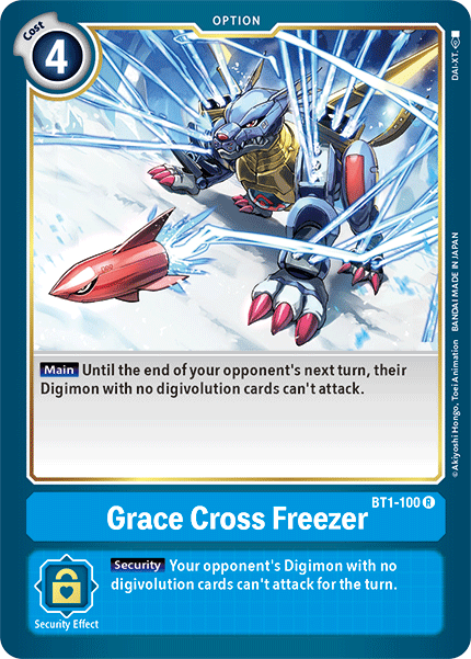 Grace Cross Freezer [BT1-100] [Release Special Booster Ver.1.5] | Black Swamp Games