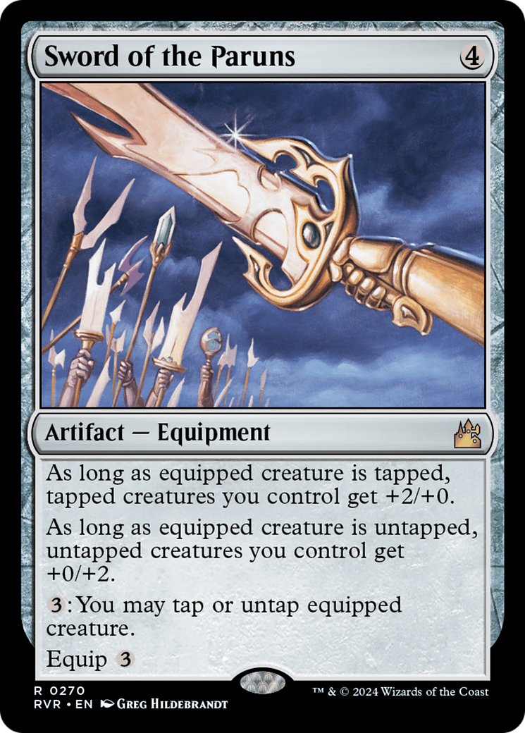 Sword of the Paruns [Ravnica Remastered] | Black Swamp Games