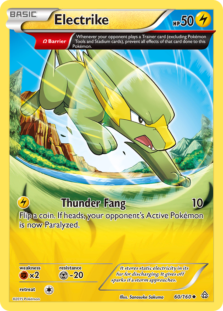 Electrike (60/160) [XY: Primal Clash] | Black Swamp Games