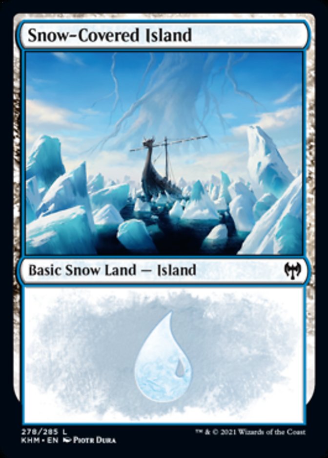 Snow-Covered Island (278) [Kaldheim] | Black Swamp Games