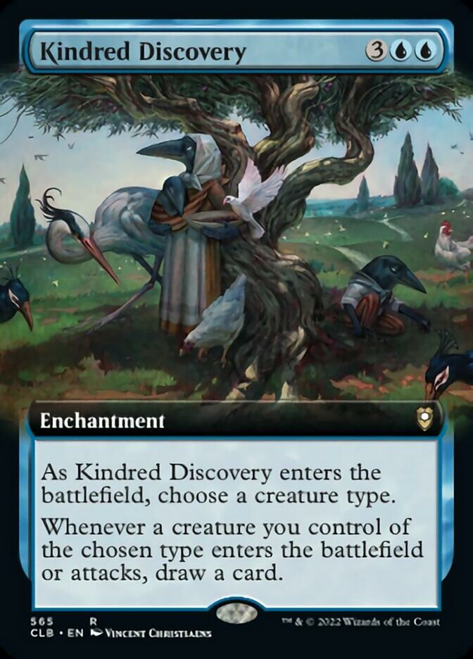 Kindred Discovery (Extended Art) [Commander Legends: Battle for Baldur's Gate] | Black Swamp Games