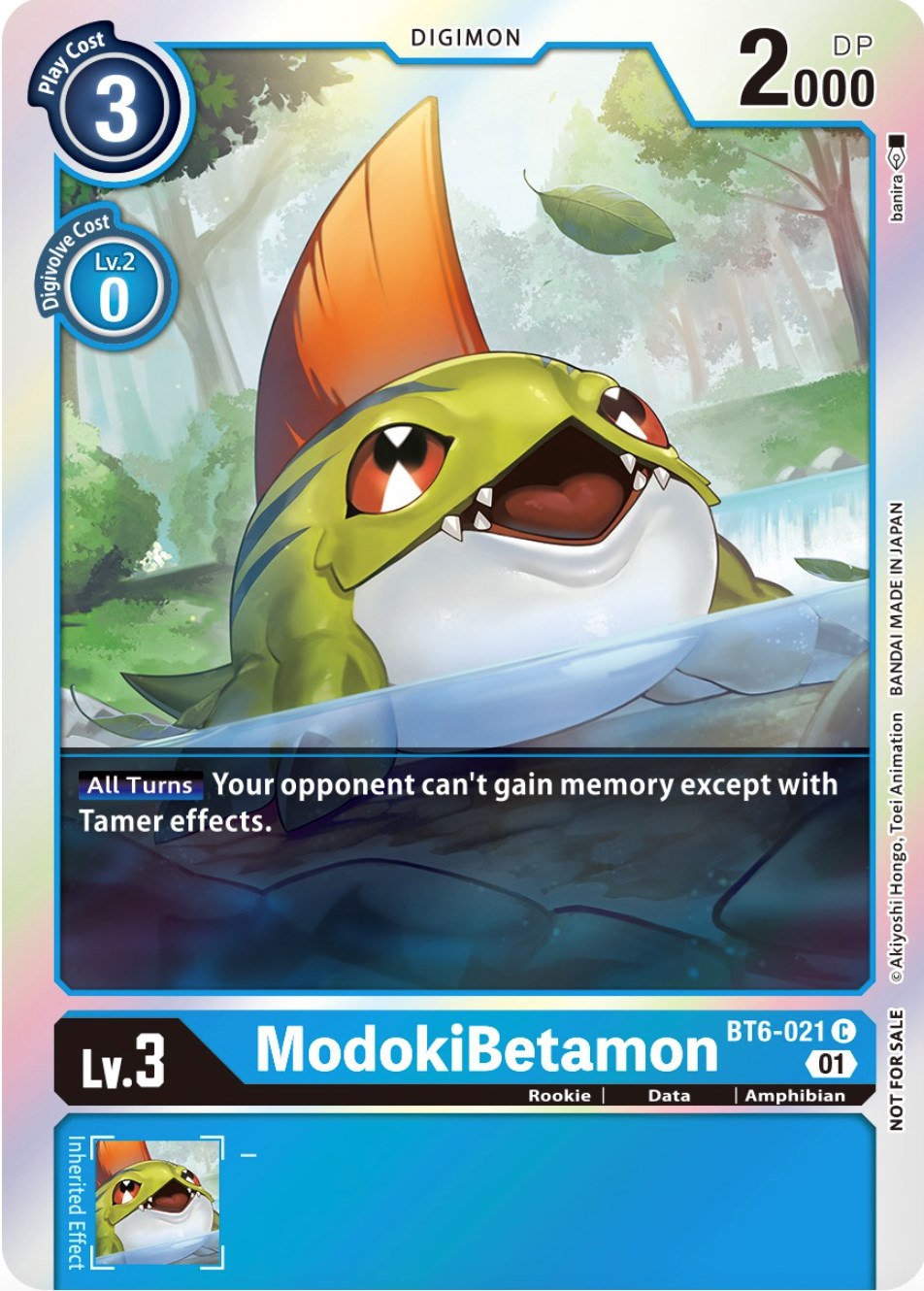 ModokiBetamon [BT6-021] (Premium Deck Set Lucky Pack) [Double Diamond Promos] | Black Swamp Games