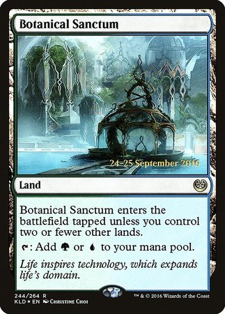 Botanical Sanctum [Kaladesh Promos] | Black Swamp Games