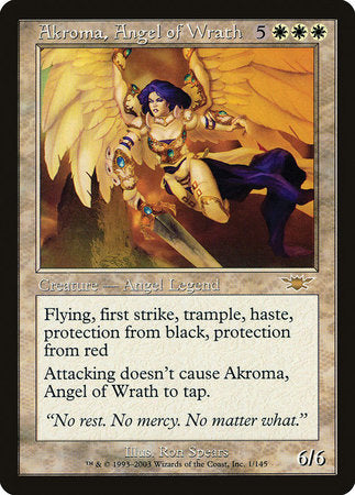 Akroma, Angel of Wrath [Legions] | Black Swamp Games