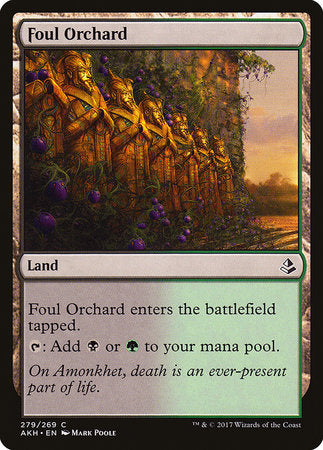 Foul Orchard [Amonkhet] | Black Swamp Games